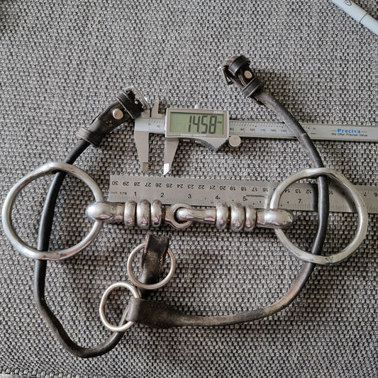 5.75" Abbey custom cherry roller balding gag bit B624