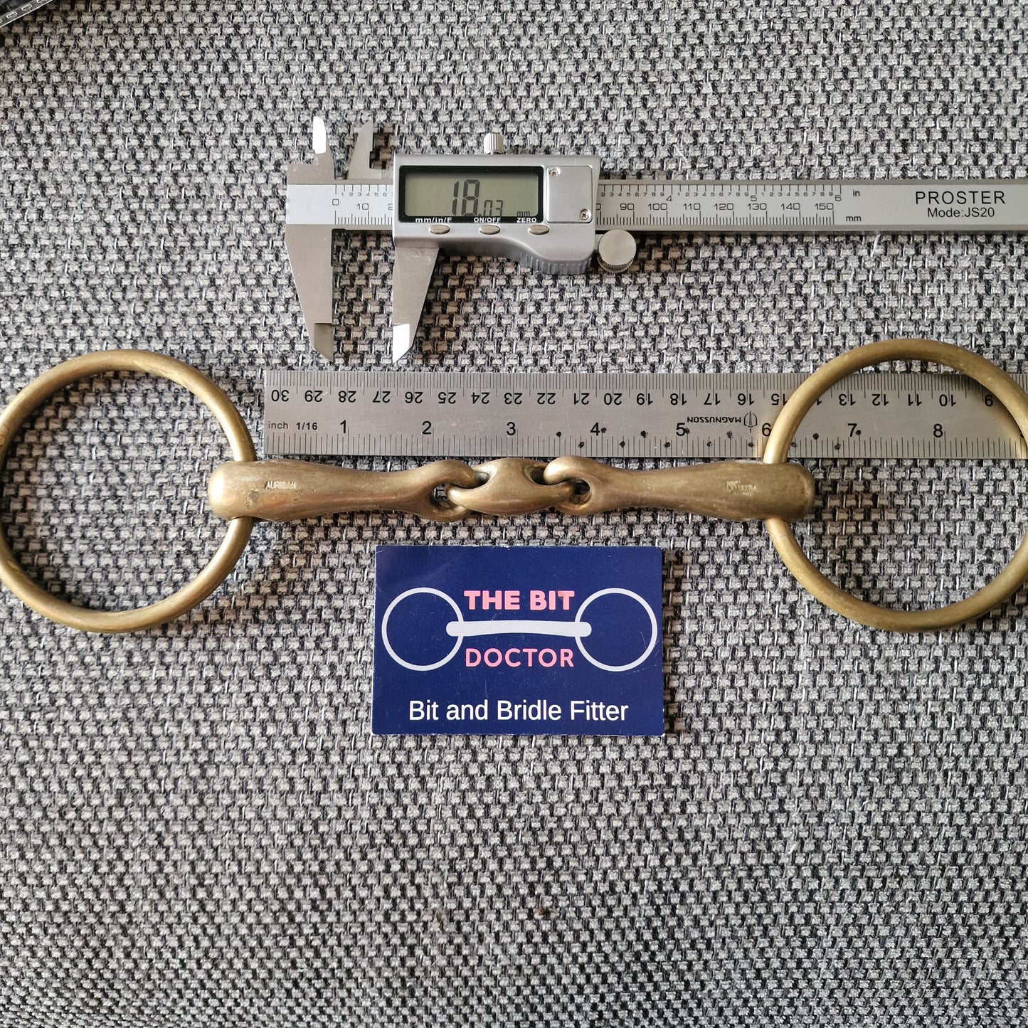 5.75" sprenger KK ultra loose ring lozenge snaffle Bit B1168