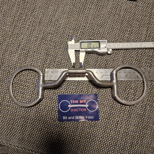 5.5" Myler MB33 ported barrel eggbutt snaffle Bit B1321