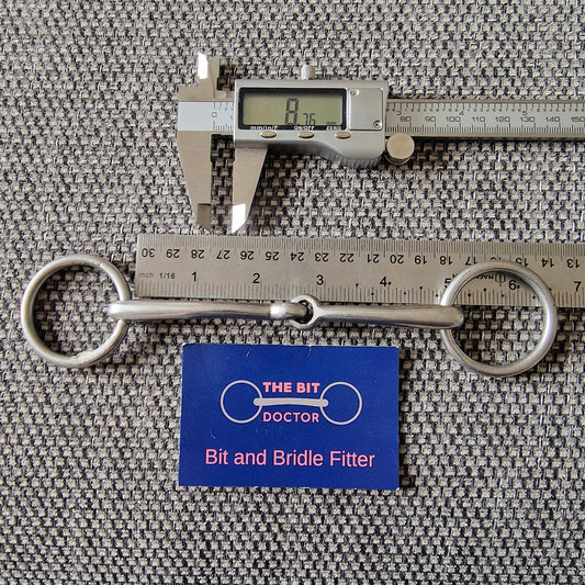4.75" fylde? very thin tiny loose ring bradoon jointed Bit B1606