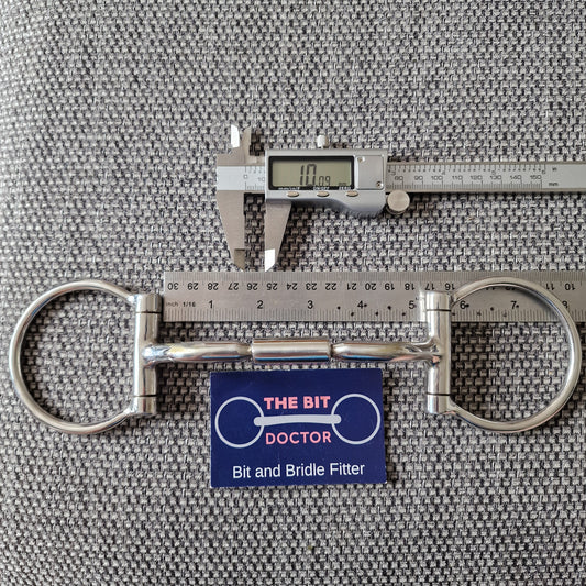 5" mullen barrel d-ring snaffle Bit B1533