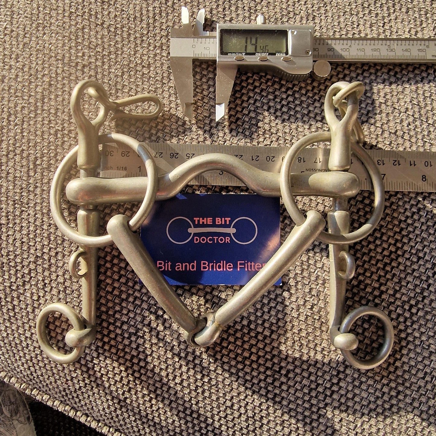 5.5" Eglantine vintage double weymouth set Bit B1496