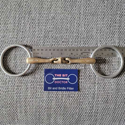 5.75" sprenger WH ultra loose ring snaffle Bit B1777