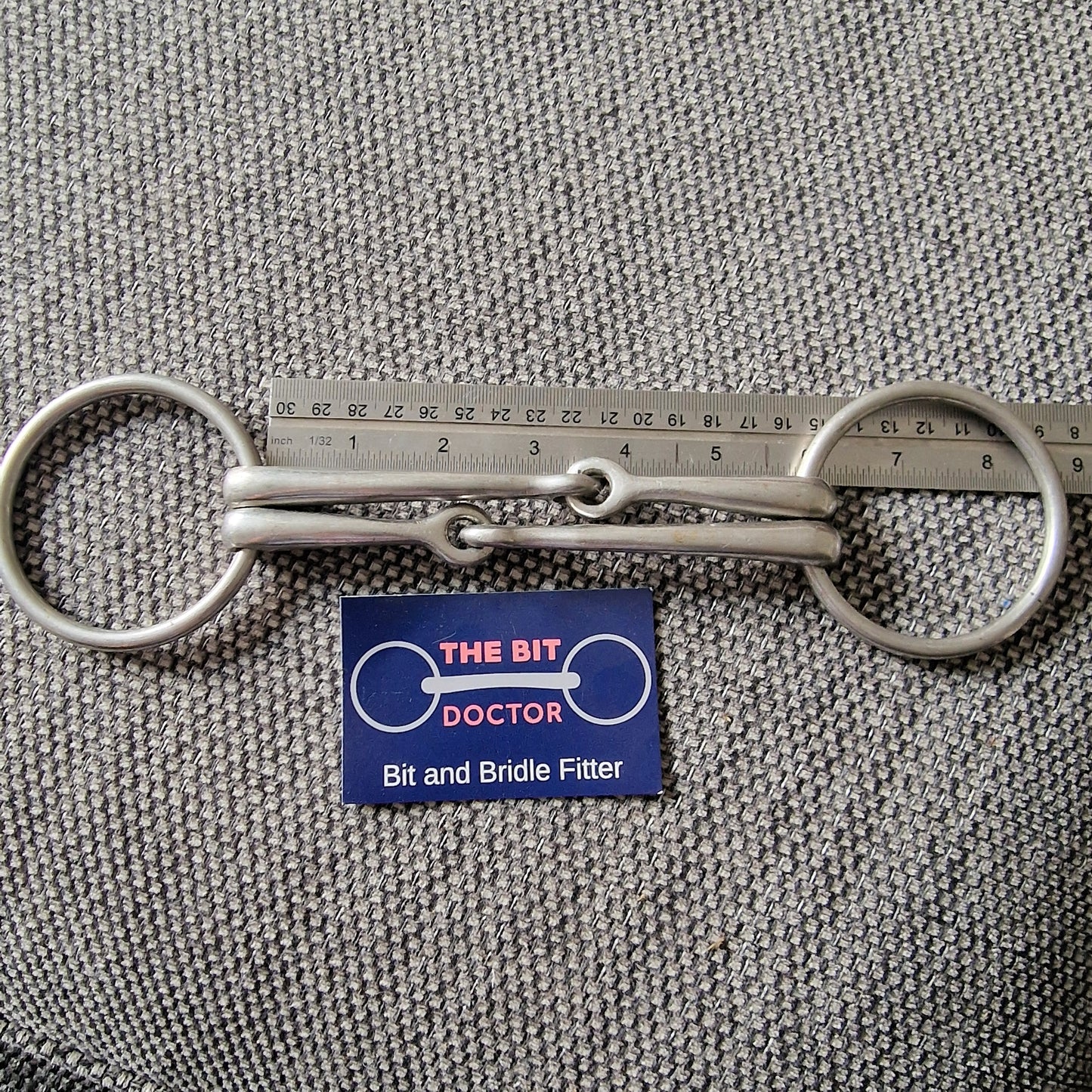 5.75" loose ring w-mouth barry snaffle bit B242