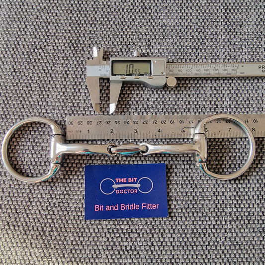 5.25" hilary vernon informed designs liberty lozenge eggbutt snaffle Bit B1564