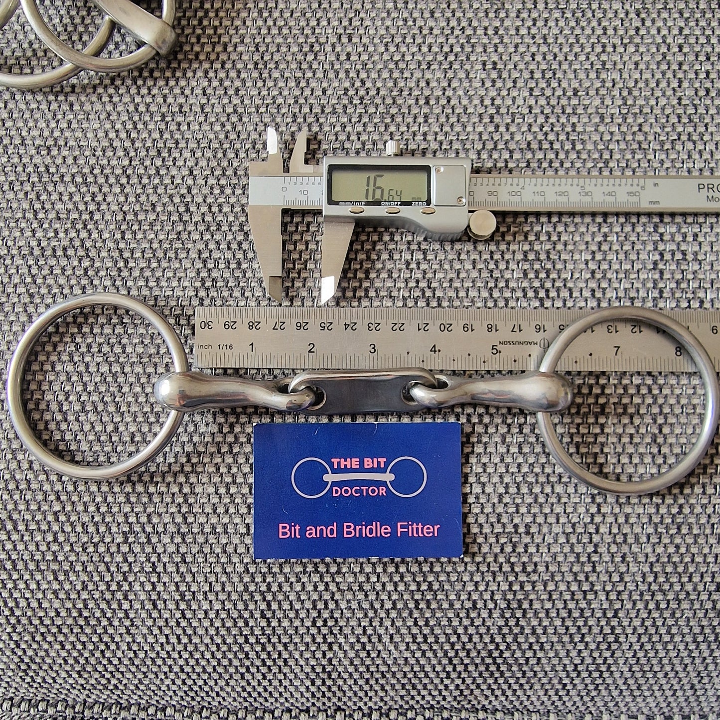 5.5" Abbey custom loose ring Dr Bristol snaffle Bit B1607
