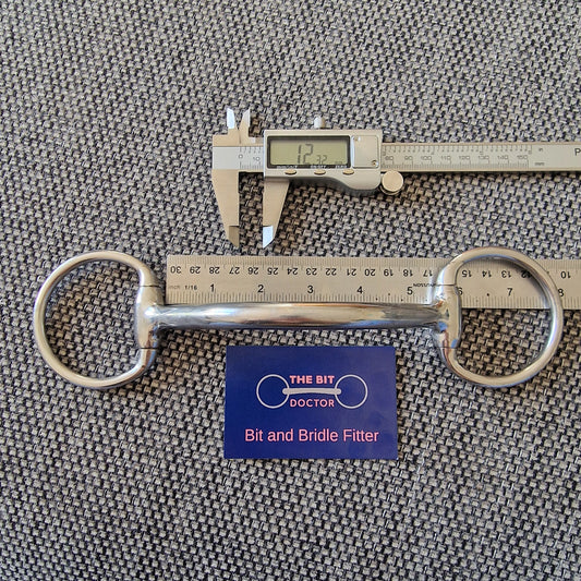 5.25" hilary vernon informed designs symmetry eggbutt snaffle Bit B1312