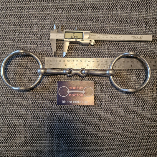 5.75" Abbey custom french link balding gag bit B578