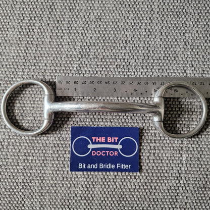 4.75" informed designs symmetry mullen eggbutt snaffle Bit B1774