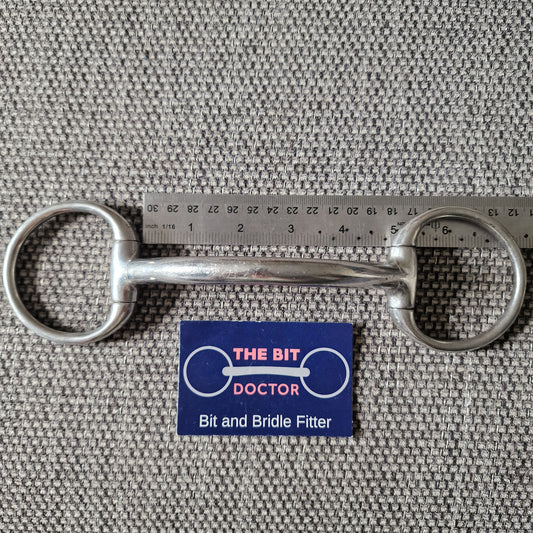 4.75" informed designs symmetry mullen eggbutt snaffle Bit B1774