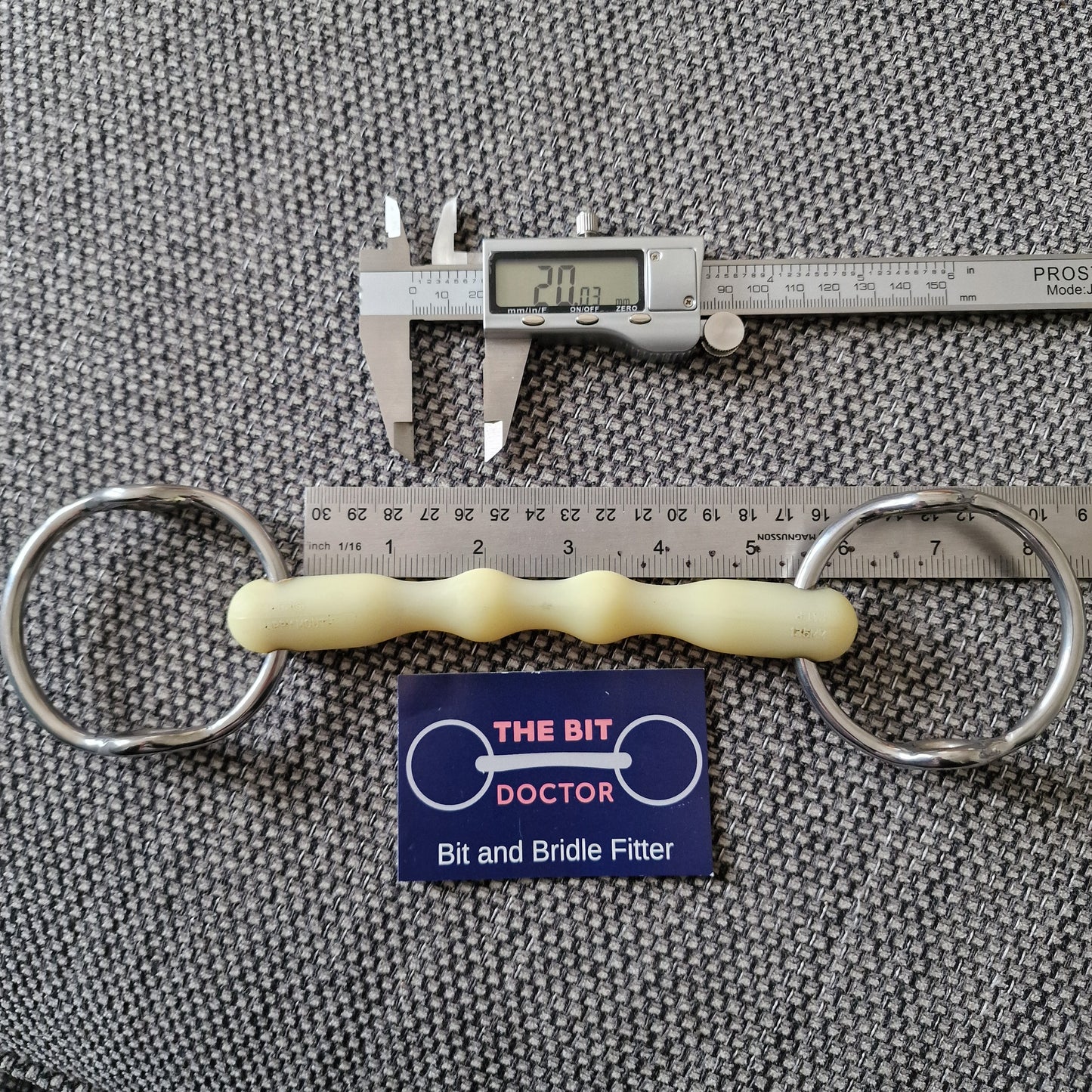 5.25" new happy mouth mullen balding gag bit B1206