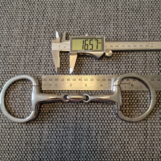 4.5" sprenger eggbutt lozenge snaffle Bit B1567