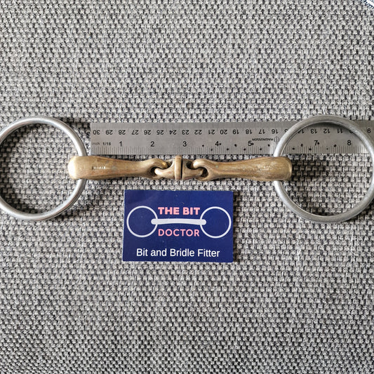 5.5" sprenger WH ultra loose ring snaffle Bit B1775