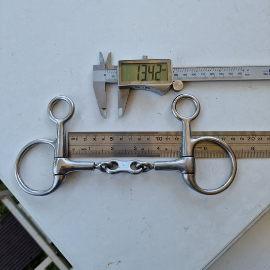 4.75" hanging cheek rotary french link snaffle bit B1106