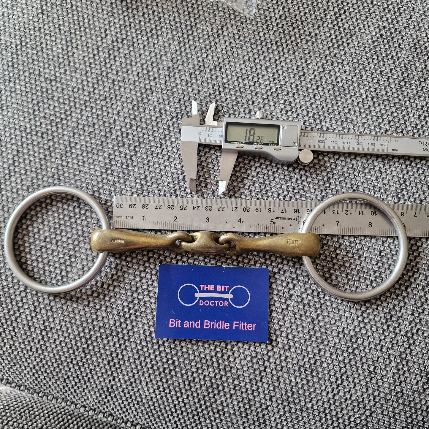 5.75" Sprenger KK Ultra Loose Ring Lozenge snaffle bit B533