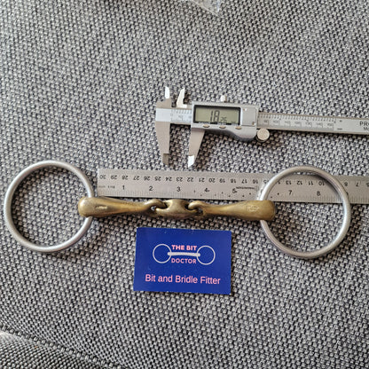 5.75" Sprenger KK Ultra Loose Ring Lozenge snaffle bit B533