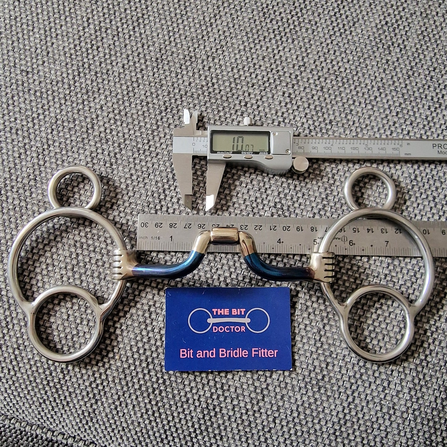 4.75" myler custom mb43 2.5 ring universal gag Bit B1341