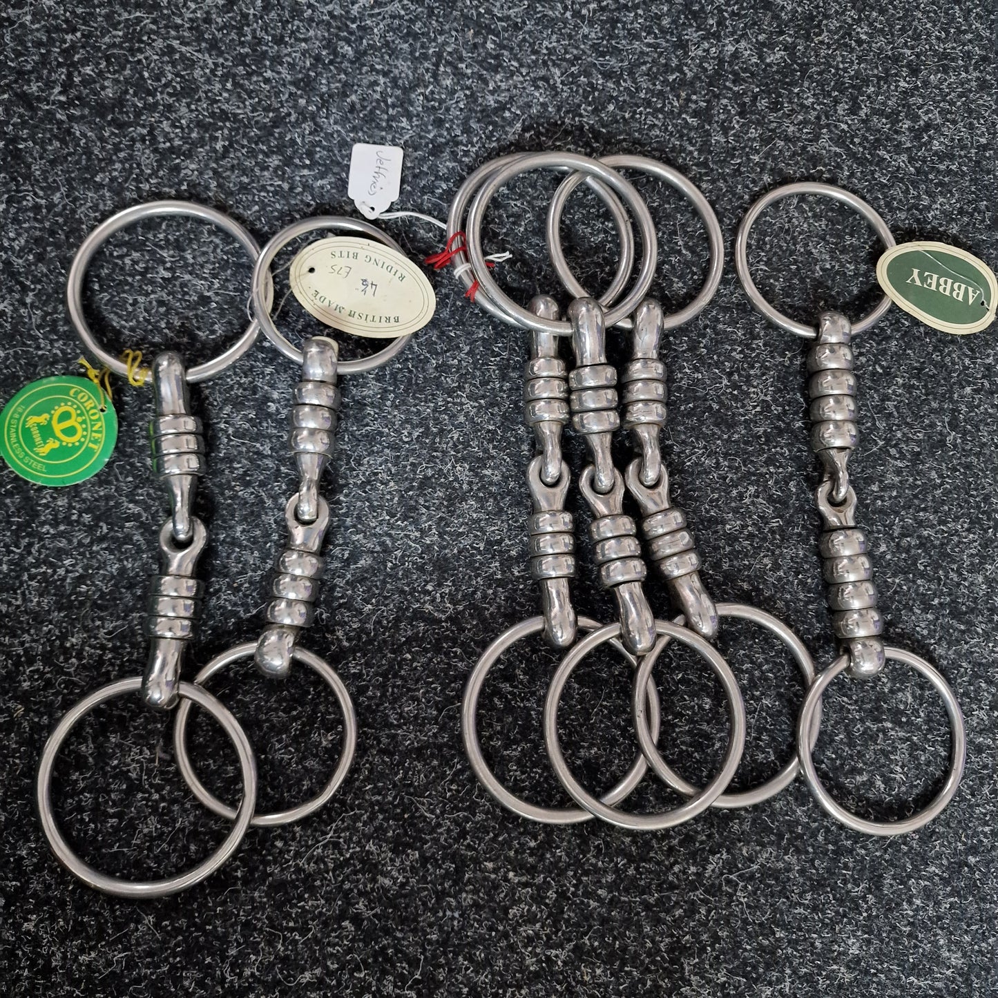 Clearance New Loose ring cherry roller Snaffle Bit