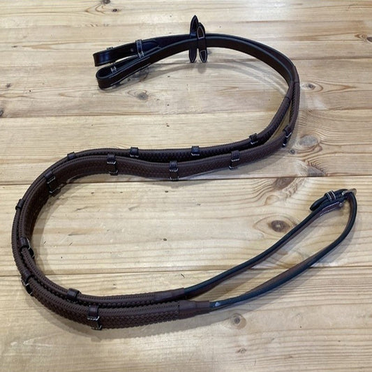 Jump'in Rubber Notched Reins - Week collection