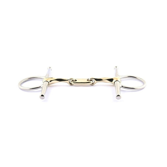 Jump'in Copper Slow Twisted Dr Bristol  Full Cheek Snaffle Bit