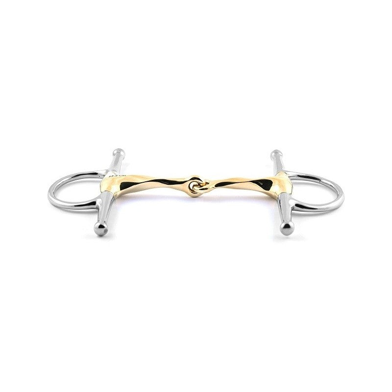Jump'in Copper Slow Twisted Full Cheek Snaffle Bit