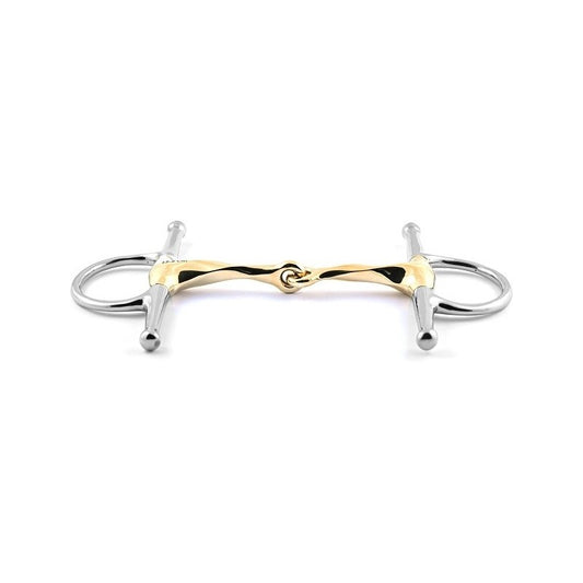 Jump'in Copper Slow Twisted Full Cheek Snaffle Bit