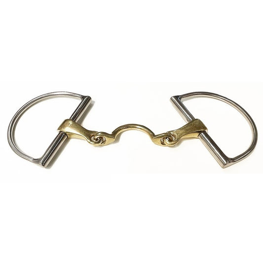 Jump'in Copper Segundo D-Ring Snaffle Bit