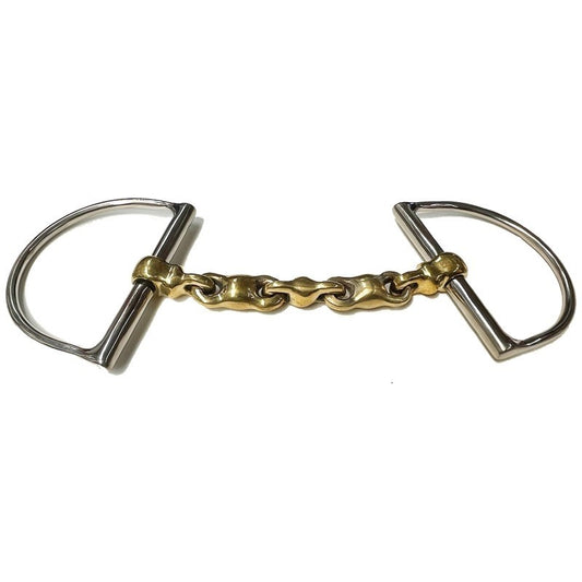 Jump'in Copper Waterford D-Ring Snaffle Bit