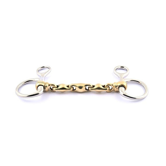 Jump'in Copper Waterford Hanging Cheek Snaffle Bit