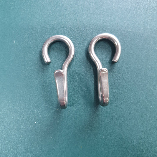 Metal curb hooks