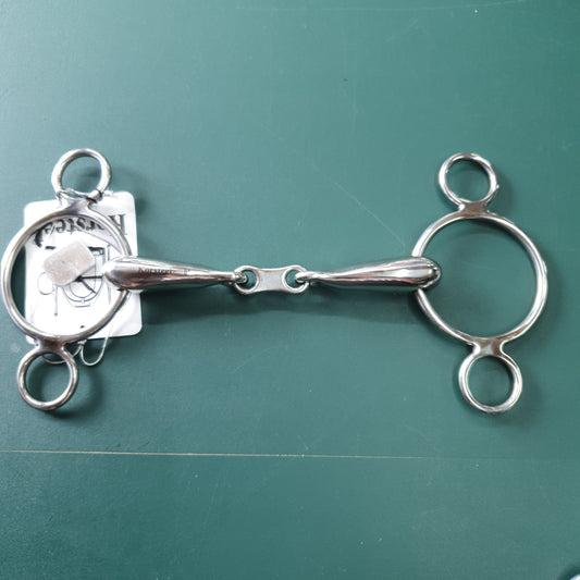 Korsteel 2 Ring gag French Link Snaffle Bit