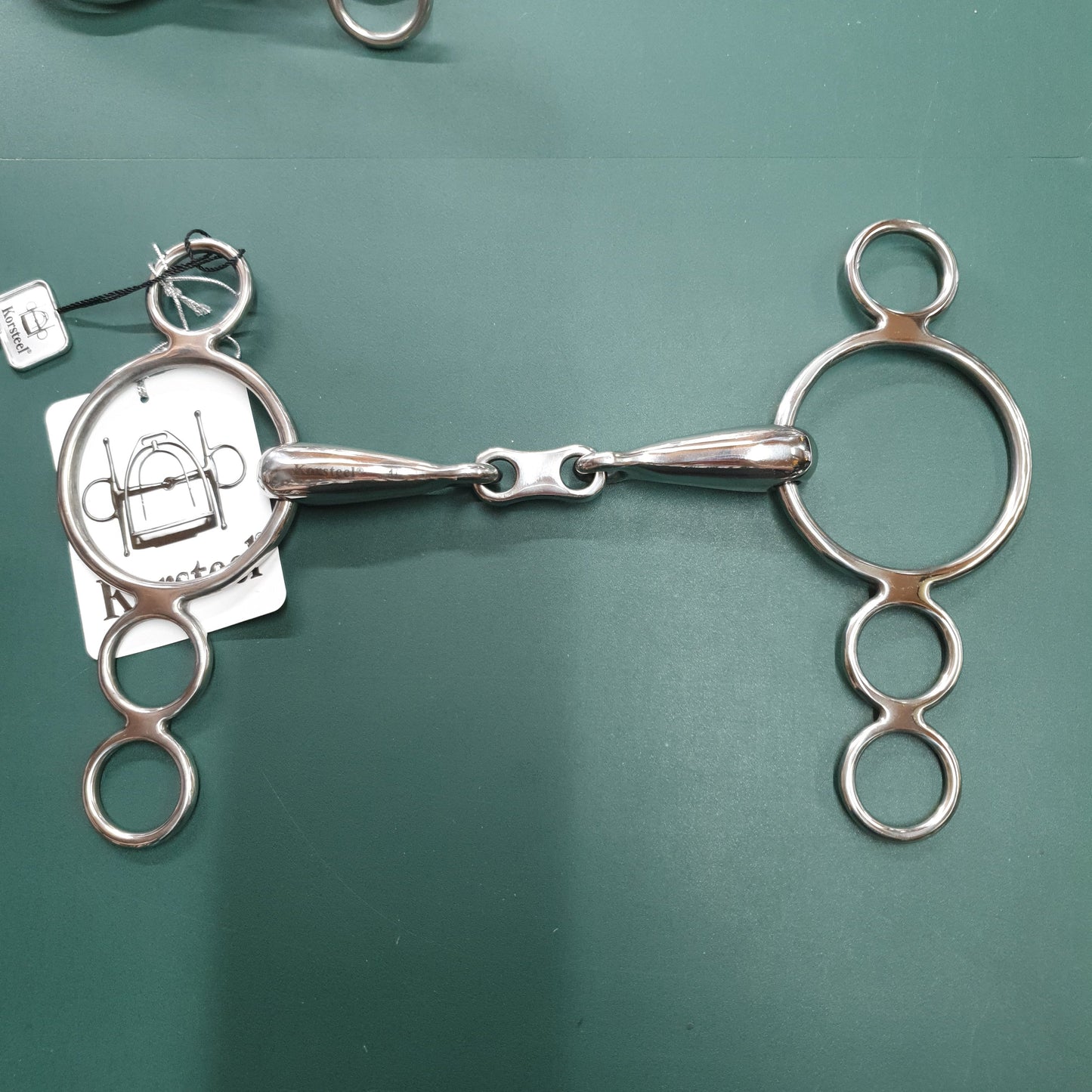 Korsteel 3 Ring dutch gag French Link Snaffle Bit