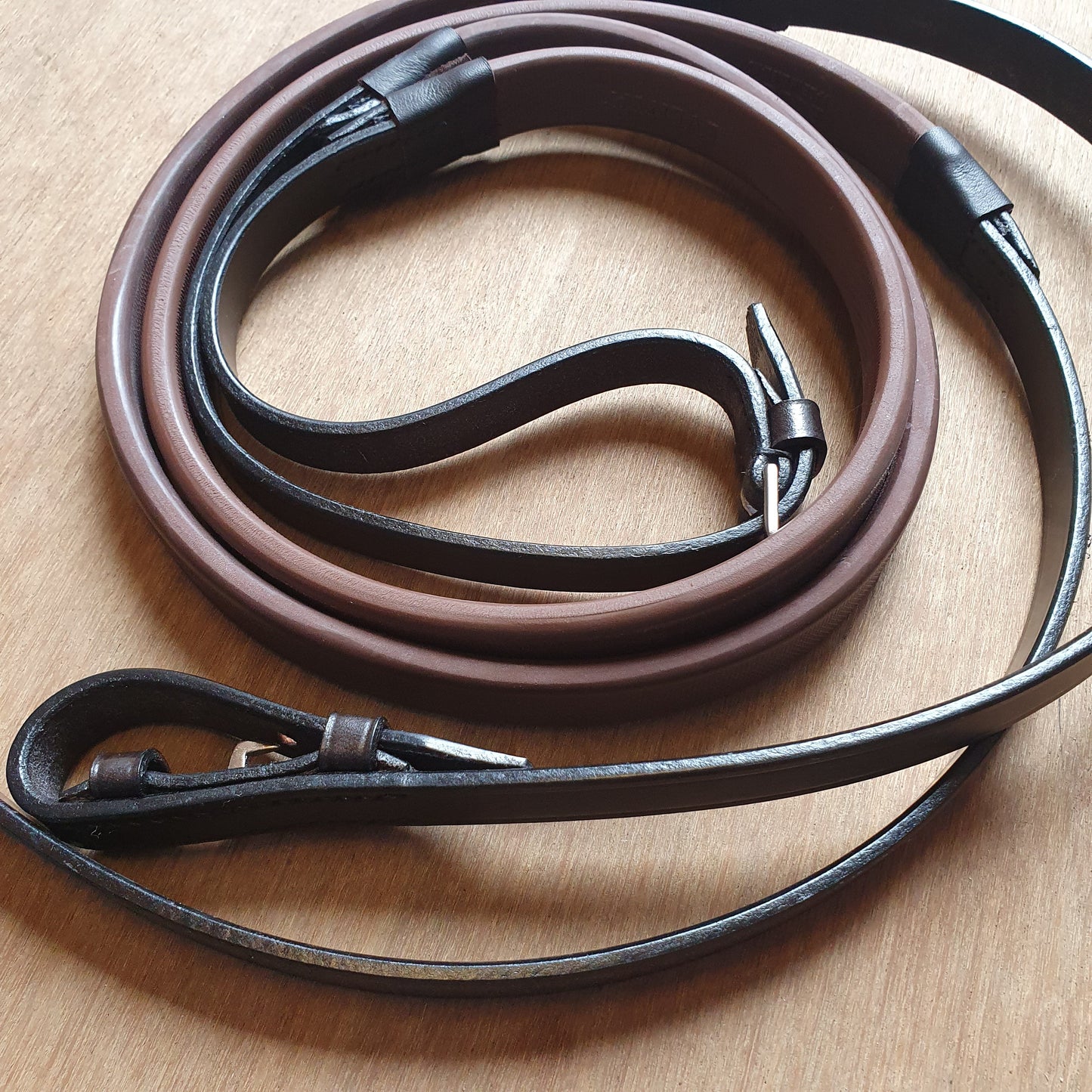 TBD English leather Eventa Equus Rubber reins