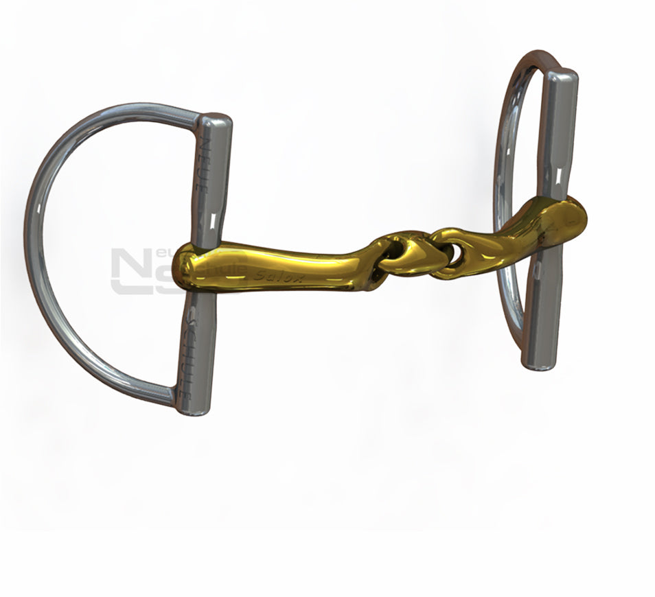 Neue Schule Verbindend Hunter D-Ring lozenge snaffle bit