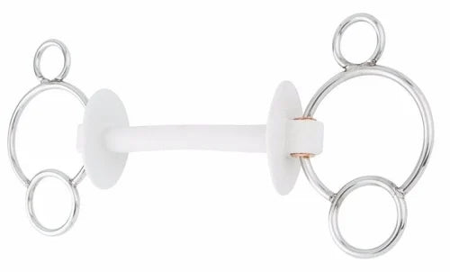 Beris Prime Extra Soft 3-Ring gag bit