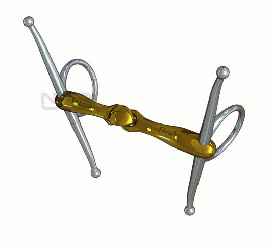 Neue Schule Turtle Top Tactio Flex T Full Cheek Snaffle bit