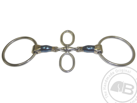 Bombers loose ring spinner snaffle bit