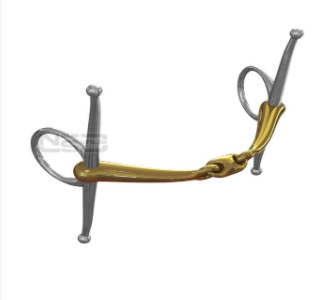 Neue Schule Tranz Angled Lozenge Full Cheek snaffle bit