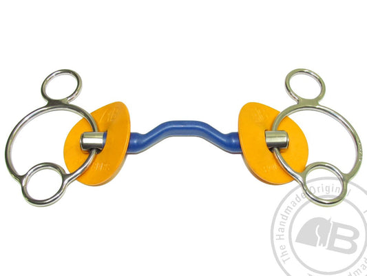 Bombers blue 2.5 ring universal gag bit