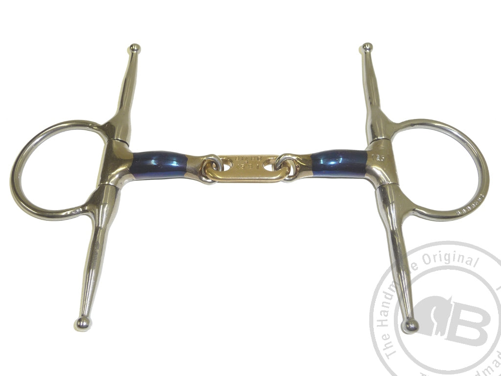 Bombers Full Cheek Control Plate snaffle bit