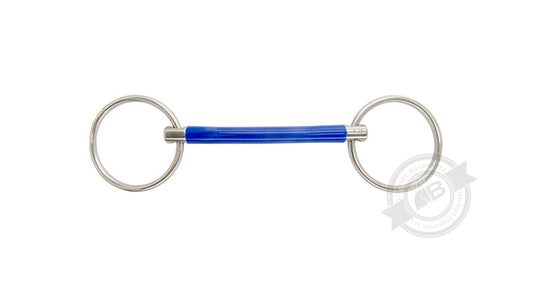 Bombers loose ring flexible mullen snaffle bit