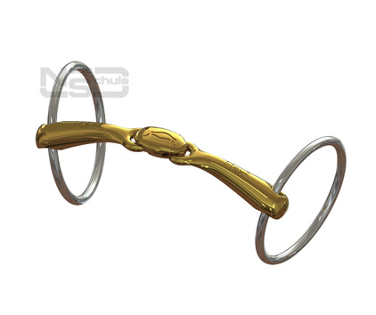 Neue Schule Turtle Top Flex Z loose ring snaffle bit