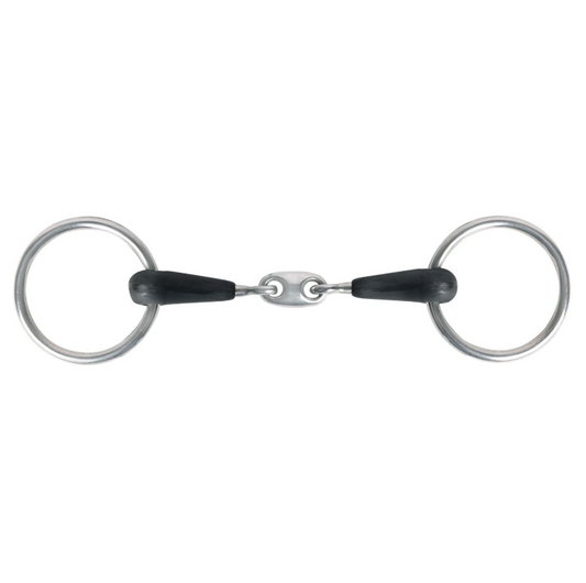 Waldhausen rubber lozenge loose ring bit